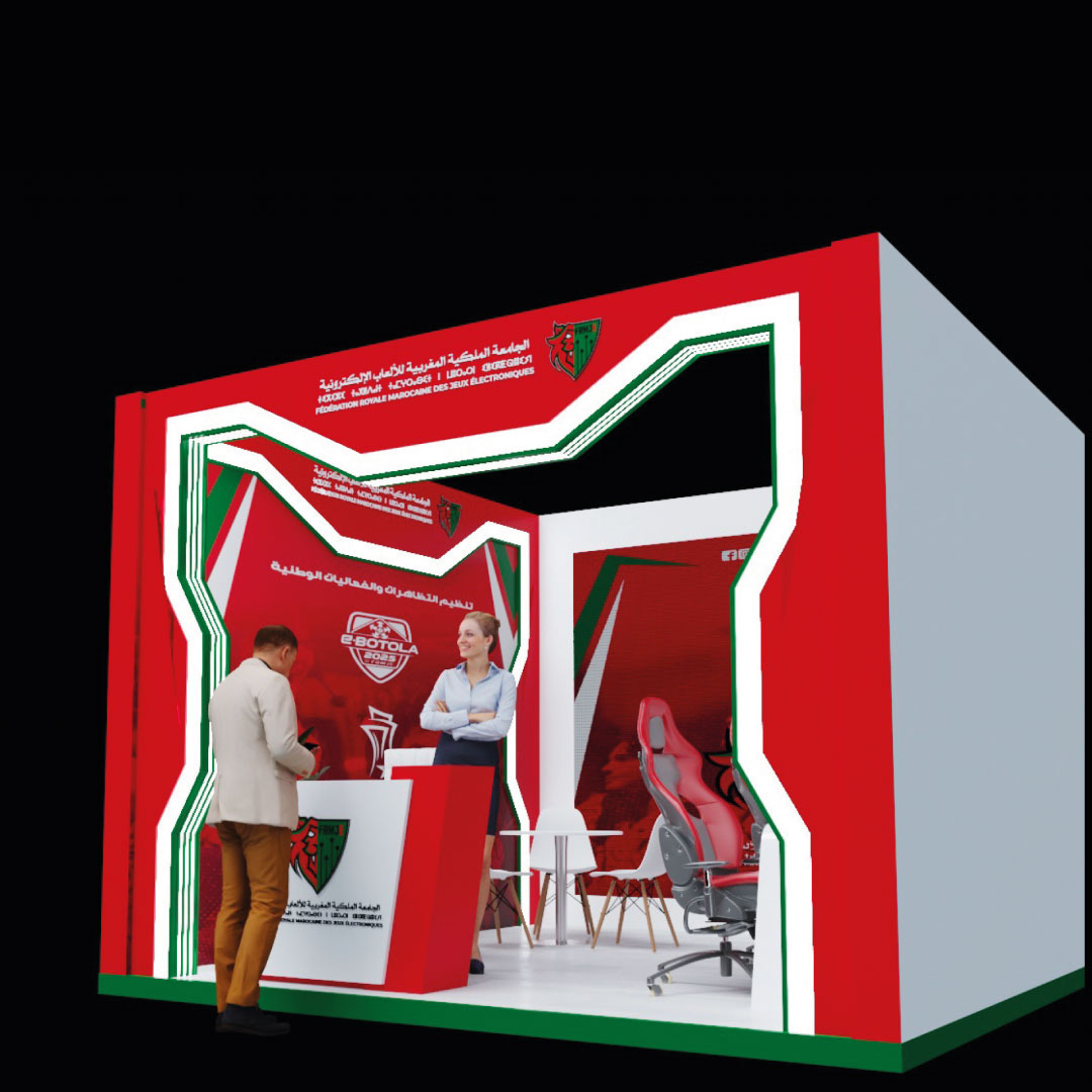 photo maquette du stand FRMJE